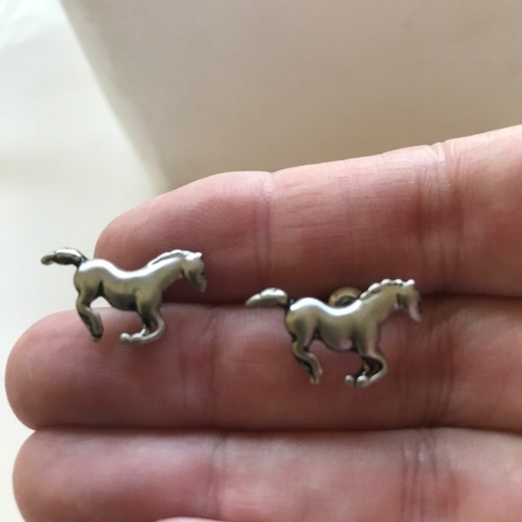 Vintage Other - Mustang Pony Earrings Posts Vintage Horse